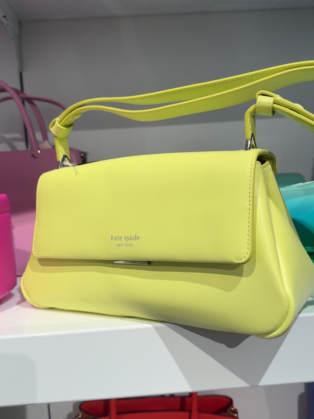 kate spade Lemon-Glow Yellow Shoulder Bag